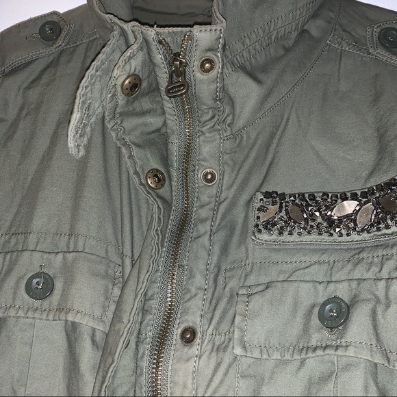H&M Army green Parker jacket - Picture 8 of 13